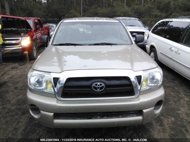 5TETX22N96Z213924 - 2006 TOYOTA TACOMA ACCESS CAB ოქროსფერი ფოტო 6