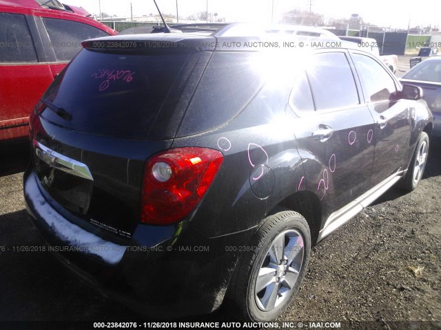 2GNFLGEK1D6374352 - 2013 CHEVROLET EQUINOX LTZ BLACK photo 4