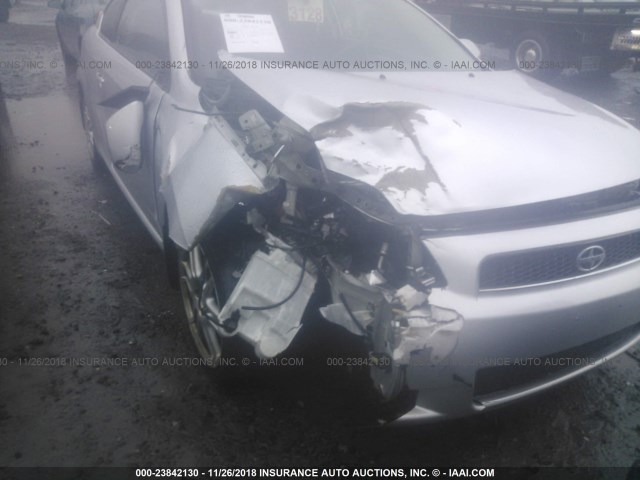 JTKDE177860140617 - 2006 TOYOTA SCION TC 银色 照片 6