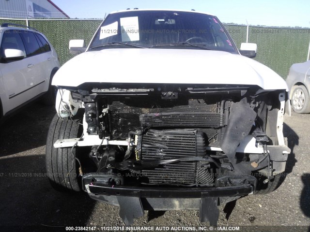 1FMJU1KT3FEF02126 - 2015 FORD EXPEDITION LIMITED WHITE photo 6