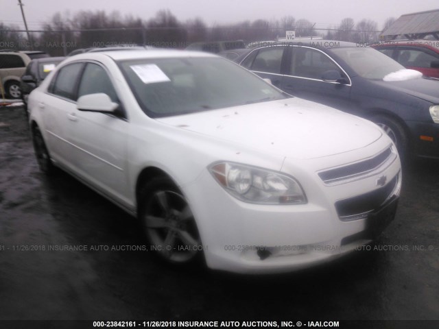 1G1ZC5EU4BF389564 - 2011 CHEVROLET MALIBU 1LT WHITE photo 1