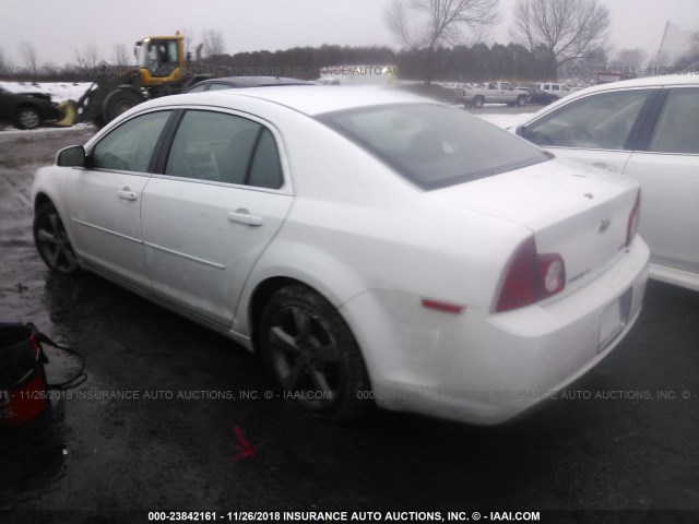 1G1ZC5EU4BF389564 - 2011 CHEVROLET MALIBU 1LT WHITE photo 3