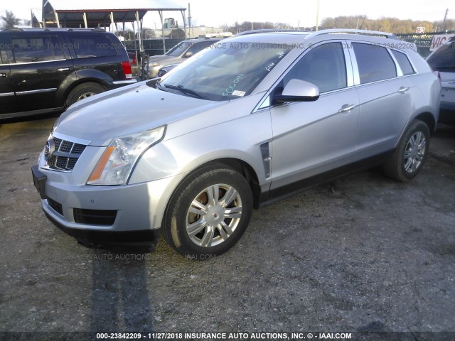 3GYFNAEY5AS506041 - 2010 CADILLAC SRX LUXURY COLLECTION SILVER photo 2