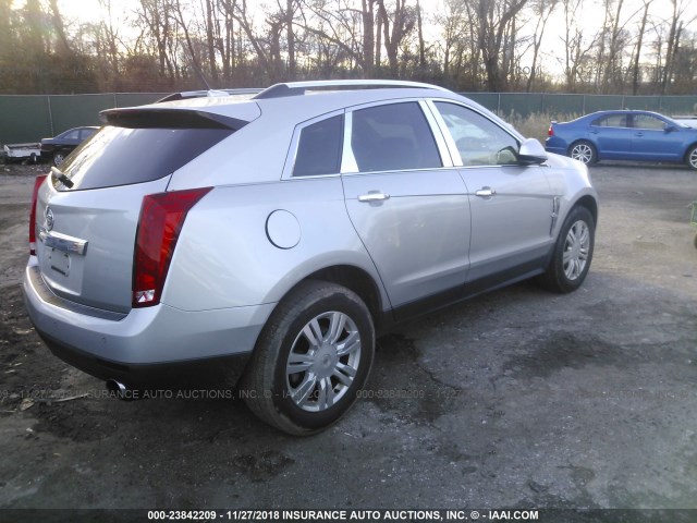 3GYFNAEY5AS506041 - 2010 CADILLAC SRX LUXURY COLLECTION SILVER photo 4