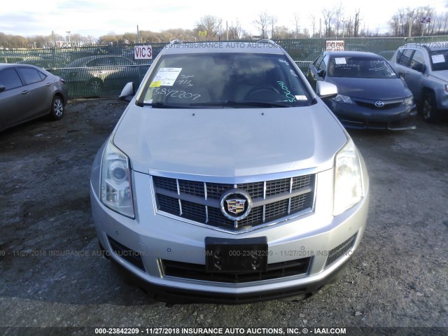 3GYFNAEY5AS506041 - 2010 CADILLAC SRX LUXURY COLLECTION SILVER photo 6