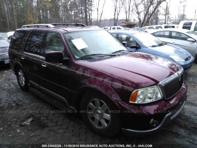 5LMFU28RX4LJ30488 - 2004 LINCOLN NAVIGATOR 红色 照片 1