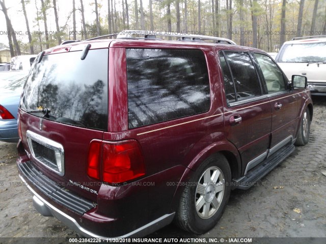 5LMFU28RX4LJ30488 - 2004 LINCOLN NAVIGATOR 红色 照片 4