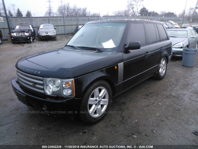 SALME11483A124101 - 2003 LAND ROVER RANGE ROVER HSE BLACK photo 2