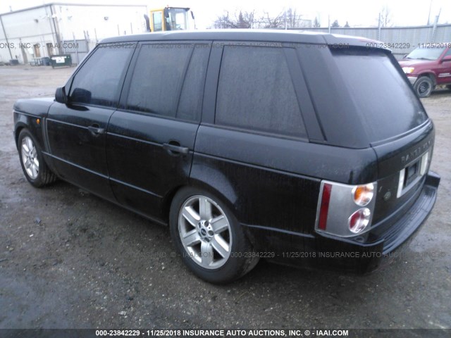 SALME11483A124101 - 2003 LAND ROVER RANGE ROVER HSE BLACK photo 3