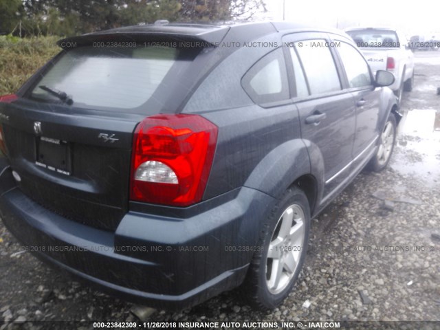 1B3HB78K18D641188 - 2008 DODGE CALIBER R/T BLUE photo 4