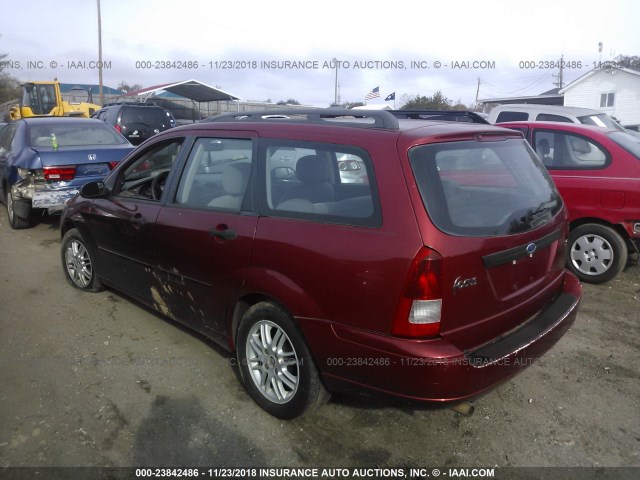 1FAFP36312W230709 - 2002 FORD FOCUS SE/SE COMFORT/ZTW/SE SPRT RED photo 3