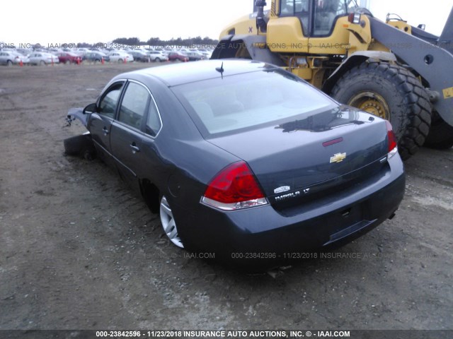 2G1WB5E37F1163383 - 2015 CHEVROLET IMPALA LIMITED LT BLACK photo 3