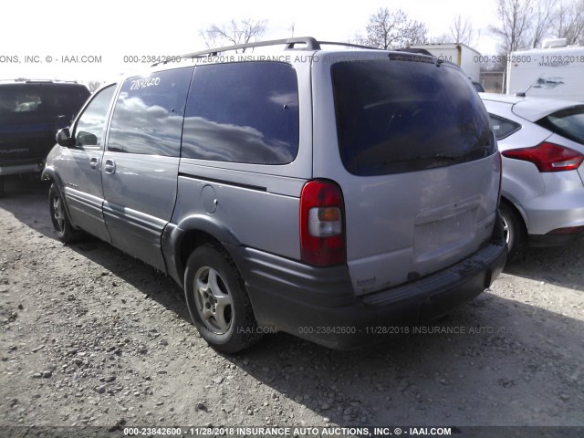 1GMDX03E91D278373 - 2001 PONTIAC MONTANA SILVER photo 3