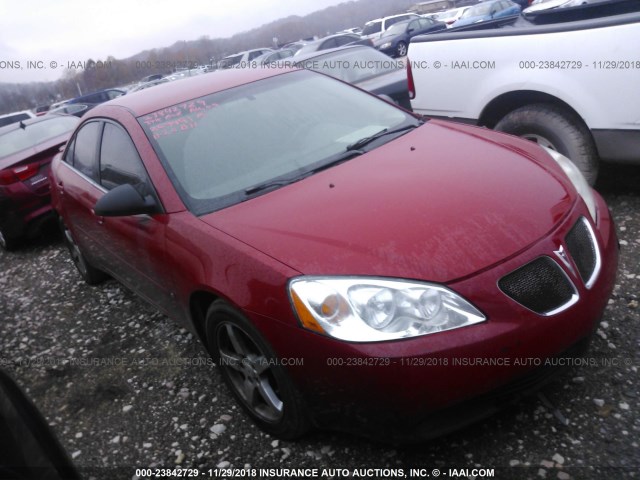 1G2ZG58N674238099 - 2007 PONTIAC G6 SE MAROON photo 1