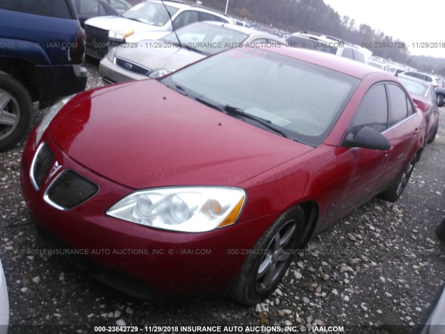 1G2ZG58N674238099 - 2007 PONTIAC G6 SE MAROON photo 2