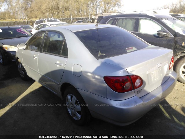 1NXBR32E56Z636211 - 2006 TOYOTA COROLLA CE/LE/S SILVER photo 3