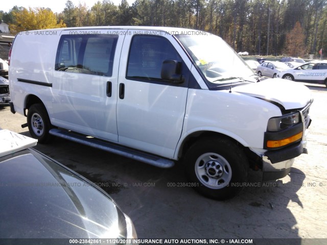 1GTW7AFG7J1911566 - 2018 GMC SAVANA G2500 WHITE photo 1