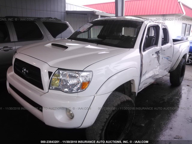 5TEUU42N96Z239836 - 2006 TOYOTA TACOMA ACCESS CAB თეთრი ფოტო 2