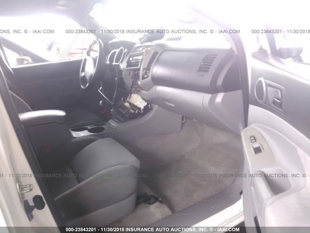 5TEUU42N96Z239836 - 2006 TOYOTA TACOMA ACCESS CAB თეთრი ფოტო 5