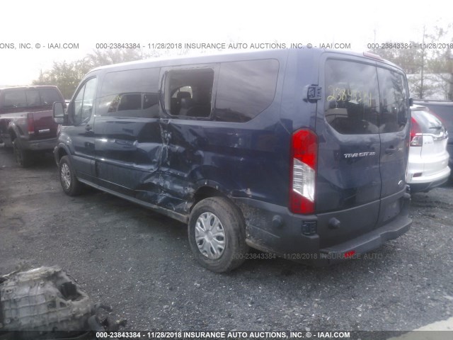 1FBZX2ZM9FKB05934 - 2015 FORD TRANSIT T-350 Dark Blue photo 3