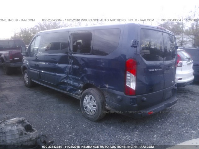 1FBZX2ZM9FKB05934 - 2015 FORD TRANSIT T-350 Dark Blue photo 6