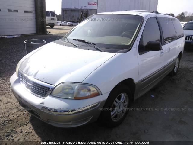 2FMZA53461BA15727 - 2001 FORD WINDSTAR SEL WHITE photo 2