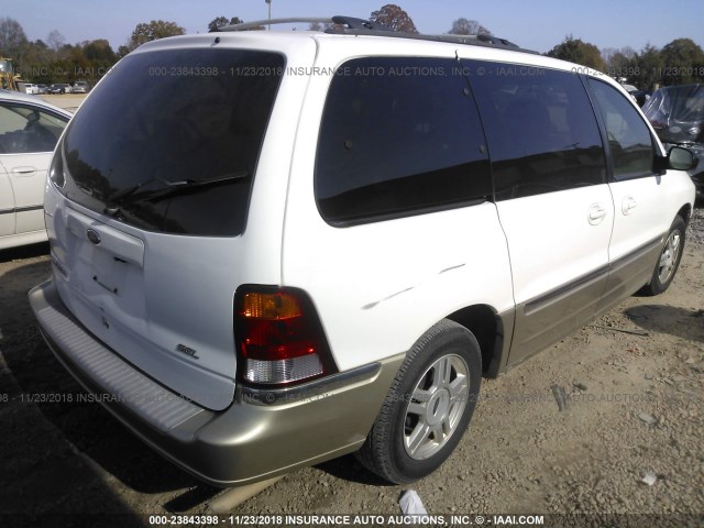 2FMZA53461BA15727 - 2001 FORD WINDSTAR SEL WHITE photo 4