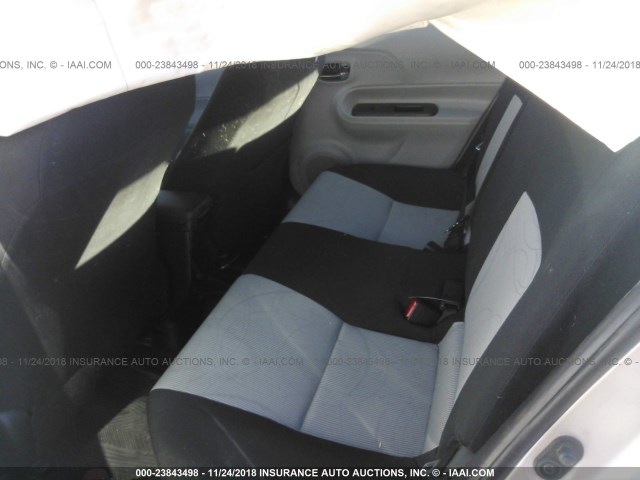 JTDKDTB31D1053201 - 2013 TOYOTA PRIUS C SILVER photo 8