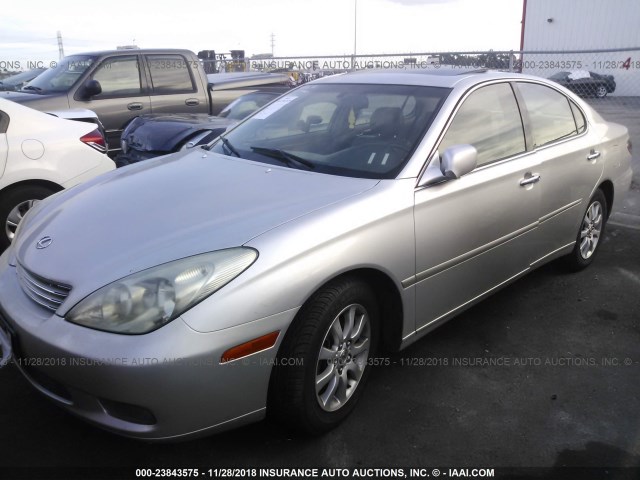 JTHBF30G520084436 - 2002 LEXUS ES 300 SILVER photo 2