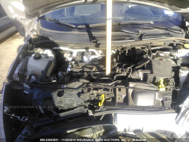 3FADP4AJXGM104679 - 2016 FORD FIESTA S SILVER photo 10