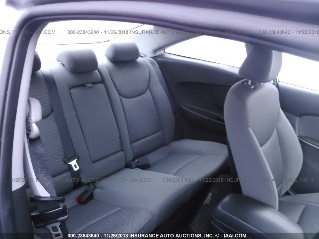 KMHDH6AE4DU016123 - 2013 HYUNDAI ELANTRA COUPE GS/SE GRAY photo 8