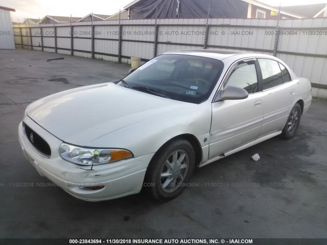 1G4HR54K63U252037 - 2003 BUICK LESABRE LIMITED WHITE photo 2