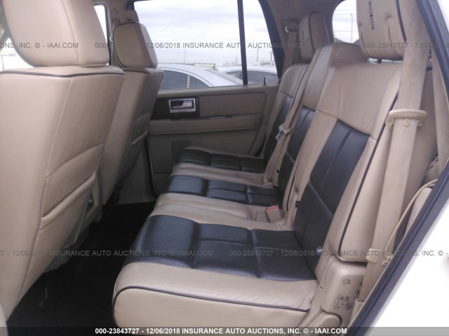 5LMFU27538LJ19014 - 2008 LINCOLN NAVIGATOR 白色 照片 8