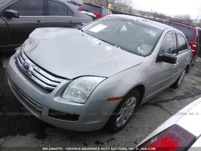 3FAHP06Z07R208948 - 2007 FORD FUSION S SILVER photo 2