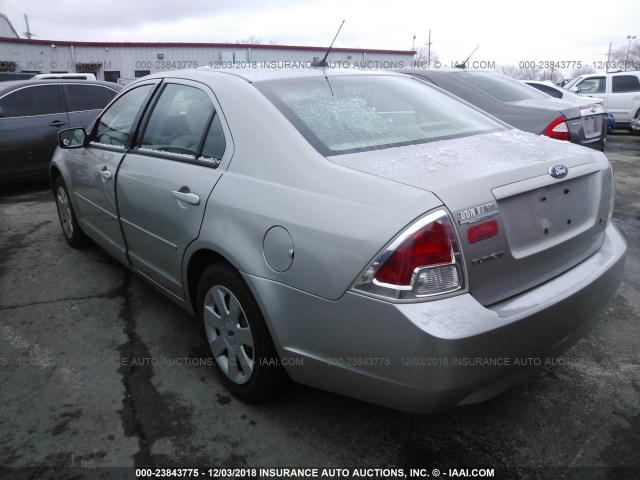 3FAHP06Z07R208948 - 2007 FORD FUSION S SILVER photo 3