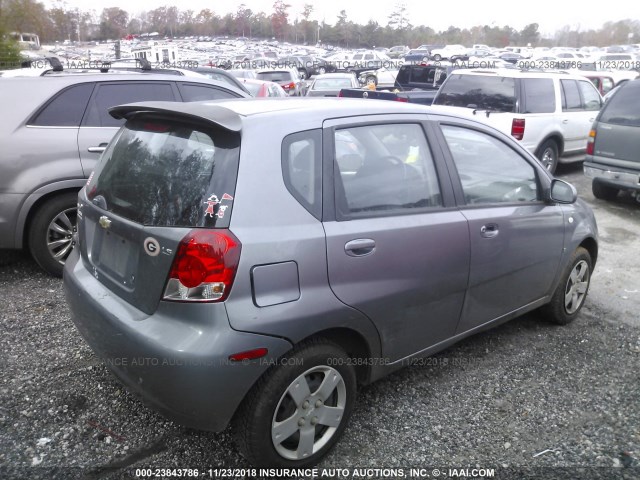 KL1TD66658B092990 - 2008 CHEVROLET AVEO LS Unknown photo 4