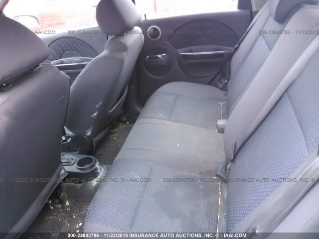 KL1TD66658B092990 - 2008 CHEVROLET AVEO LS Unknown photo 8