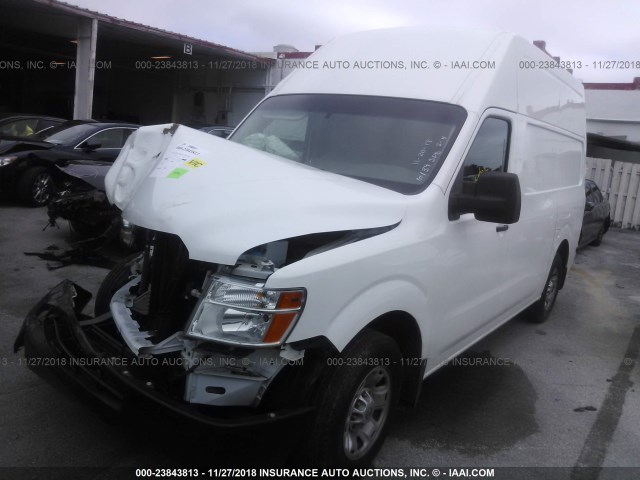 1N6BF0LX4FN806139 - 2015 NISSAN NV 2500 WHITE photo 2