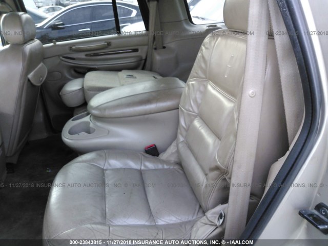 5LMFU28A21LJ00522 - 2001 LINCOLN NAVIGATOR 米色 照片 8