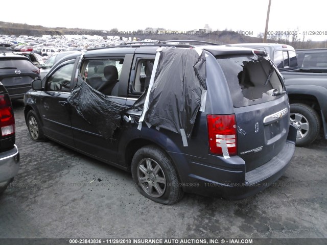 2A8HR54P78R774317 - 2008 CHRYSLER TOWN & COUNTRY TOURING BLUE photo 3