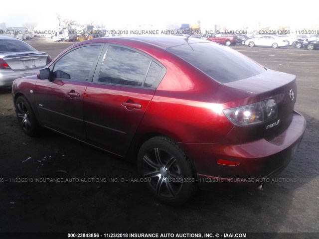 JM1BK123461441505 - 2006 MAZDA 3 S RED photo 3