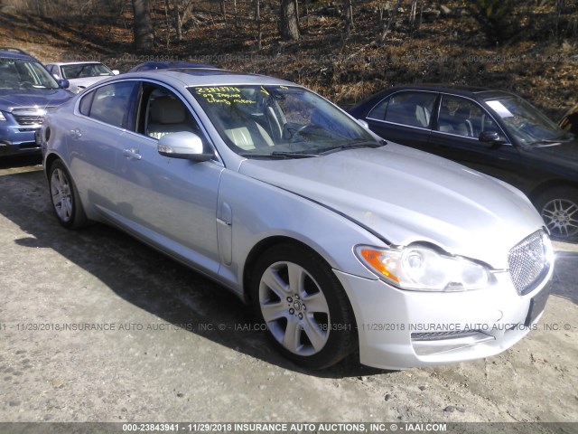 SAJWA05B69HR17459 - 2009 JAGUAR XF LUXURY SILVER photo 1