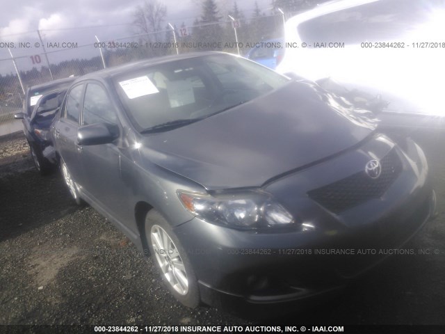 2T1BU4EE5AC459606 - 2010 TOYOTA COROLLA S/LE/XLE GRAY photo 1