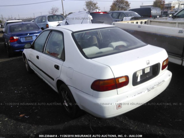 JHMEG8641SS039969 - 1995 HONDA CIVIC DX/LX WHITE photo 3