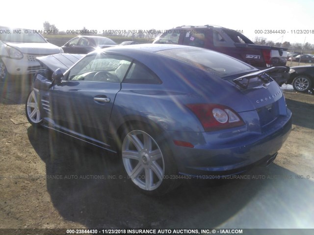 1C3LN69L57X072199 - 2007 CHRYSLER CROSSFIRE LIMITED BLUE photo 3