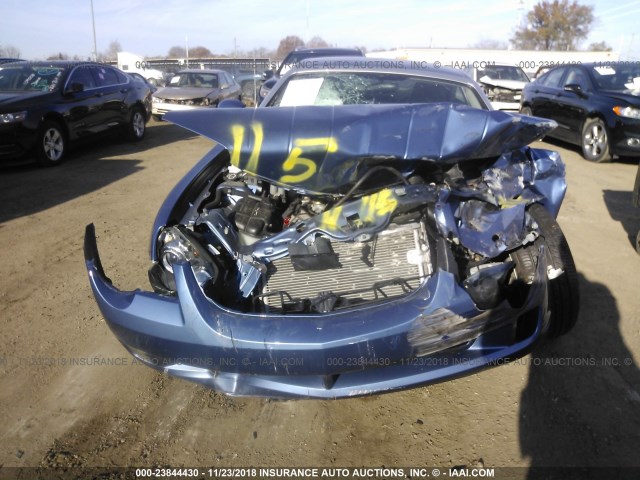 1C3LN69L57X072199 - 2007 CHRYSLER CROSSFIRE LIMITED BLUE photo 6