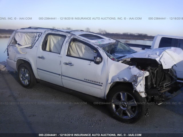 1GNFK36349R218045 - 2009 CHEVROLET SUBURBAN K1500 LTZ WHITE photo 1