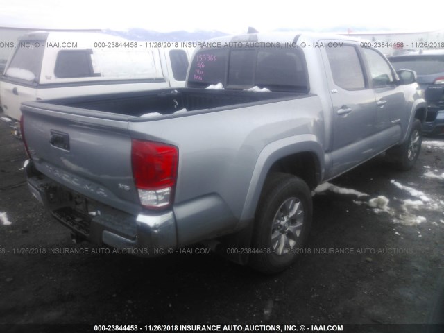 3TMCZ5AN1GM029864 - 2016 TOYOTA TACOMA DBL CAB/SR/SR5/TRD SPT/OR GRAY photo 4