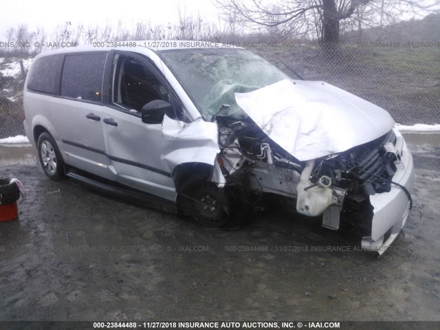 2D4RN1AE7AR303425 - 2010 DODGE GRAND CARAVAN C/V SILVER photo 1