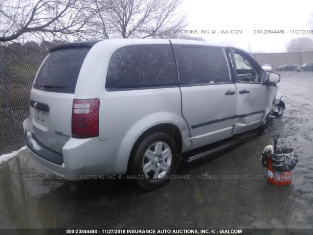 2D4RN1AE7AR303425 - 2010 DODGE GRAND CARAVAN C/V SILVER photo 4